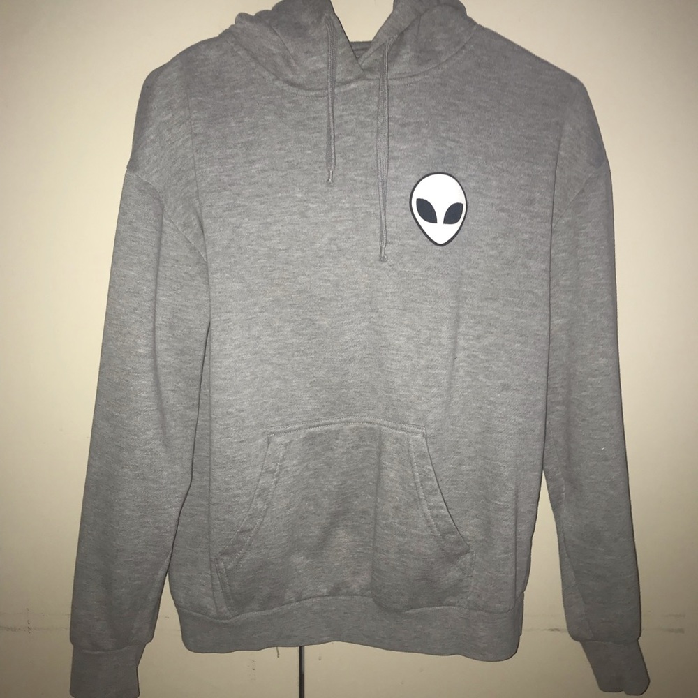 Gray hoodie